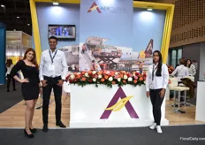 The team of AerCaribe, an airline in South America, Central America and Caribbean.